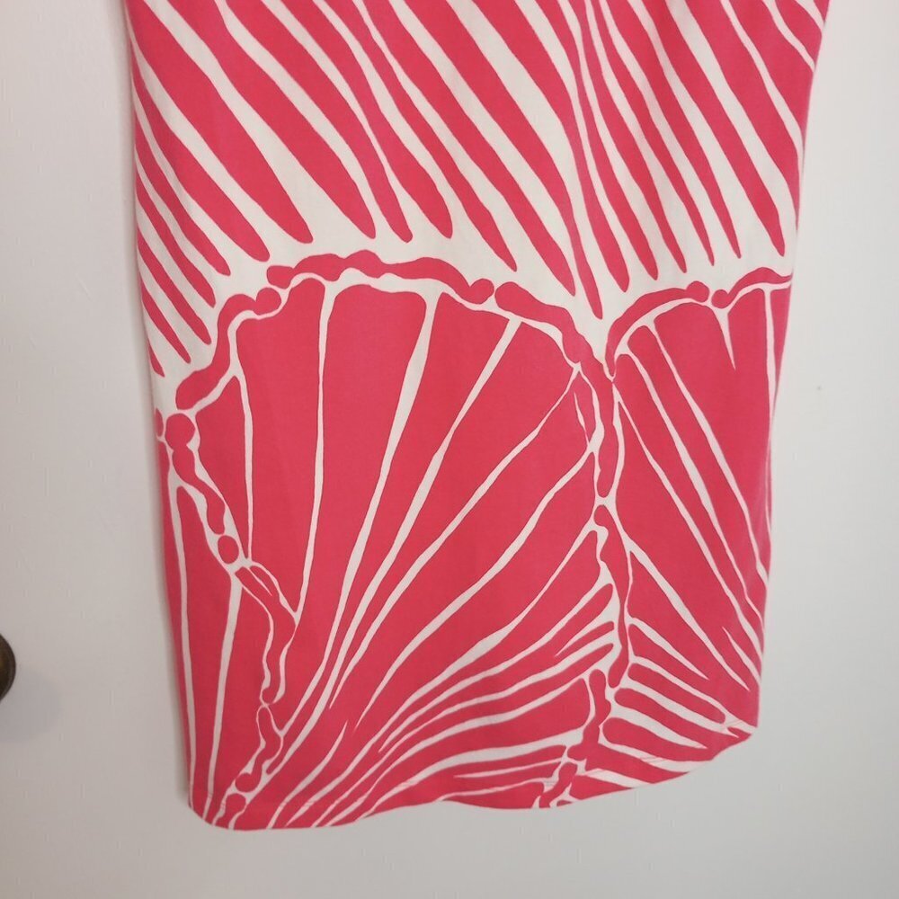Lilly Pulitzer Topanga Dress in Watermelon Shimmy Shell Stripe - Picture 5 of 9